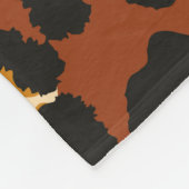 Wildleopard und Tigerhäute Fleecedecke (Ecke)