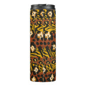 Wildleopard und Tigerhäute Thermosbecher (Rückseite)