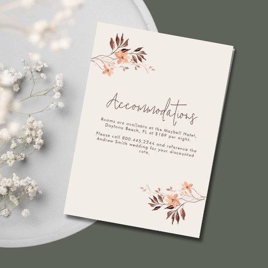 Wildlfower Boho Unterkünfte Details Begleitkarte