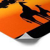 Wildlife Africa Poster (Ecke)