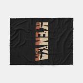 Wildlife African Vacation Travel To Kenya  Fleecedecke (Vorderseite (Horizontal))