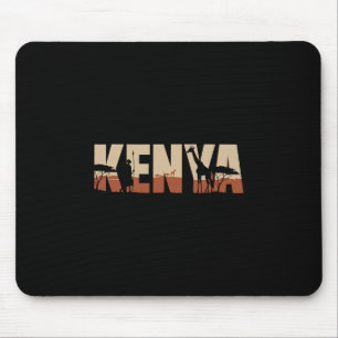Wildlife Afrikanischer Urlaub Reise Nach Kenia Mousepad