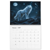Wildlife AI Digitale Kunst Kalender (Feb 2027)
