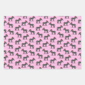 Wildlife Animal Leopard Lion Zebra Weihnachten Geschenkpapier Set (Vorderseite 2)