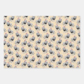 Wildlife Animal Leopard Lion Zebra Weihnachten Geschenkpapier Set (Vorderseite)