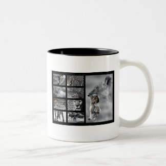 Wildlife Animals Zweifarbige Tasse