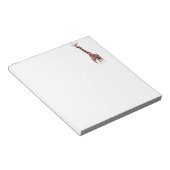 Wildlife Art Giraffe Notizblock (angewinkelt)