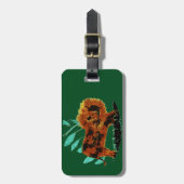Wildlife Art Jungle Lion Gepäckanhänger (Vorderseite vertikal)