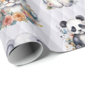 Wildlife Babys Geschenkpapier (Rolleneckpunkt)