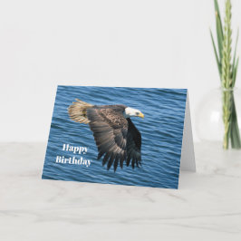 Wildlife Bald Eagle Foto Geburtstag Karte