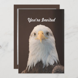 Wildlife Bald Eagle Portrait Foto Geburtstag Einladung