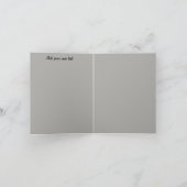 Wildlife Bengalisch Tiger Dressed up Joke (Innenseite)