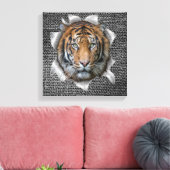Wildlife Bengalisch Tiger Leinwanddruck (Insitu (Wohnzimmer))