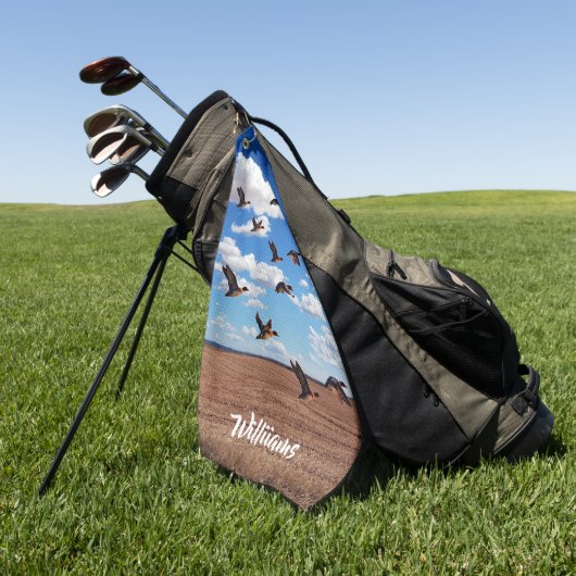 Wildlife Birds Ducks Golf Handtuch (Gras)