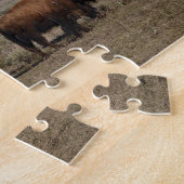 Wildlife Bison Mountains Schnee Foto Puzzle (Seite)
