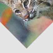 Wildlife Bobcat Foto Seidenpapier (Ausschnitt)