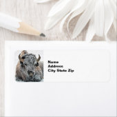 Wildlife Buffalo Snow Foto (Insitu)