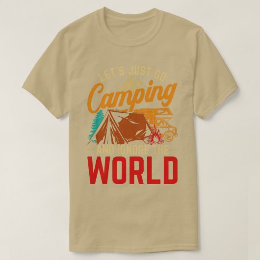 Wildlife Camp Nature Outdoor Camper Adventure Camp T-Shirt (Design vorne)