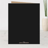 Wildlife Child Tiger Weihnachtsfest Vintag Karte (Rückseite)