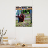 Wildlife Conservation v Litter and Trash Poster (Küche)