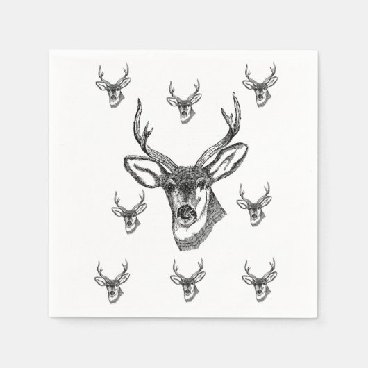 Wildlife Deer Napkins Serviette (Vorderseite)