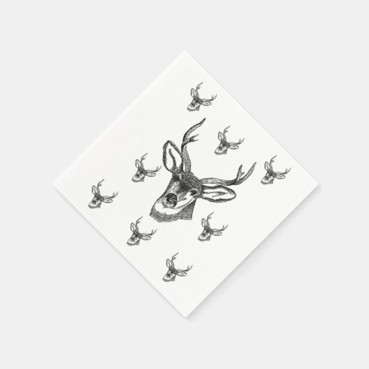 Wildlife Deer Napkins Serviette (Ecke)
