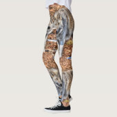Wildlife-Design von White Arctic Wolf Leggings (Links)