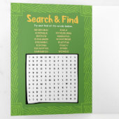 Wildlife Echidna Puzzle Grußkarte dreimal Dreifach Gefaltete Urlaubskarte (Innen Erste Seite)