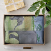 Wildlife Elephant Calf Foto Seidenpapier (Geschenk)