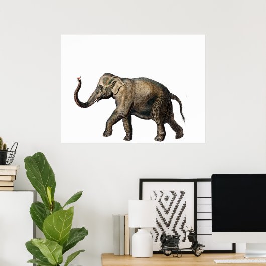 Wildlife Elephant Poster (Heimbüro)