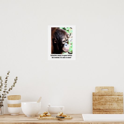 Wildlife Extinction poster (Küche)