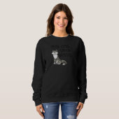 Wildlife Forest Animal Sprichwort Wolf Sweatshirt (Vorne ganz)