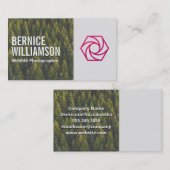 Wildlife Fotograf | Foto Lens Visitenkarte (Vorne/Hinten)