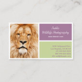 Wildlife Fotograf Visitenkarte (Rückseite)