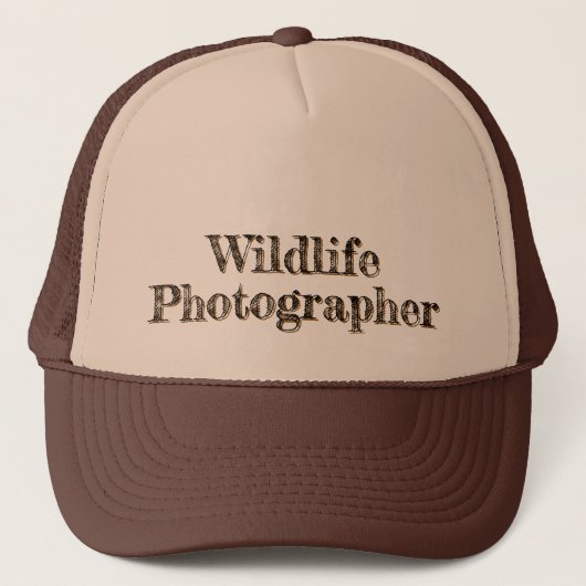 Wildlife Fotografen Cap Truckerkappe (Vorderseite)