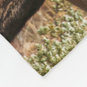 WILDLIFE-FOTOGRAFIE DES BROWN BUCK FLEECEDECKE (Ecke)