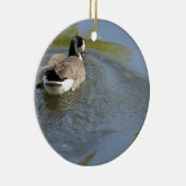 Wildlife Gänseschwimmen, Wasserzirkel Keramikornament (Rechts)