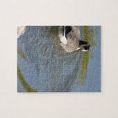 Wildlife Gänseschwimmen, Wasserzirkel Puzzle (Horizontal)