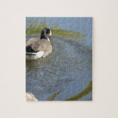 Wildlife Gänseschwimmen, Wasserzirkel Puzzle (Vertikal)