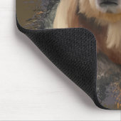 Wildlife Grizzly Bear Earth Tones Spritzer Mousepad (Ecke)