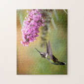 Wildlife Hummingbird Floral Foto Puzzle (Vertikal)