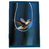 Wildlife Hummingbird Foto Mittlere Geschenktüte (Vorderseite)