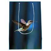 Wildlife Hummingbird Foto Mittlere Geschenktüte (Rückseite)