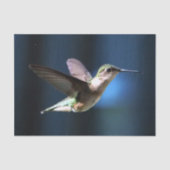Wildlife Hummingbird Foto Seidenpapier (Vorderseite)