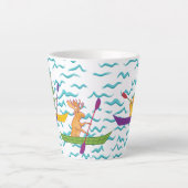 Wildlife Kayakers Milchtasse (Vorderseite)