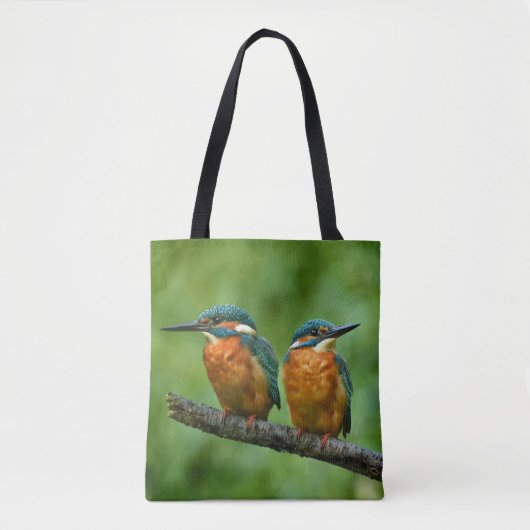 Wildlife Kingfisher Foto Tasche (Vorderseite)