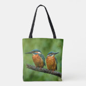 Wildlife Kingfisher Foto Tasche (Rückseite)