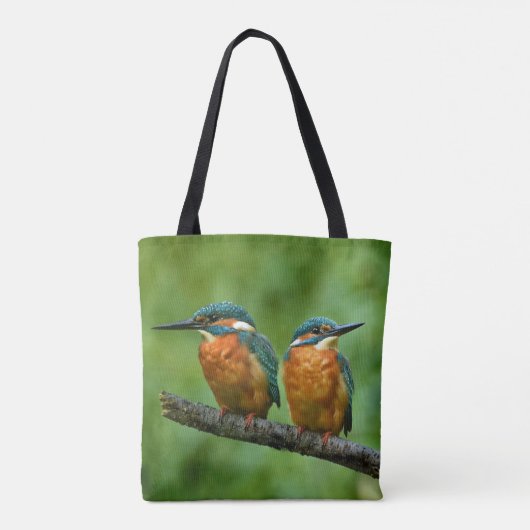 Wildlife Kingfisher Foto Tasche (Rückseite)
