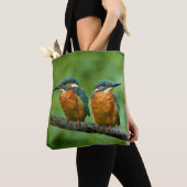 Wildlife Kingfisher Foto Tasche (Von Nahem)