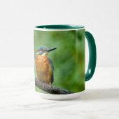 Wildlife Kingfisher Foto Tasse (VorderseiteRechts)